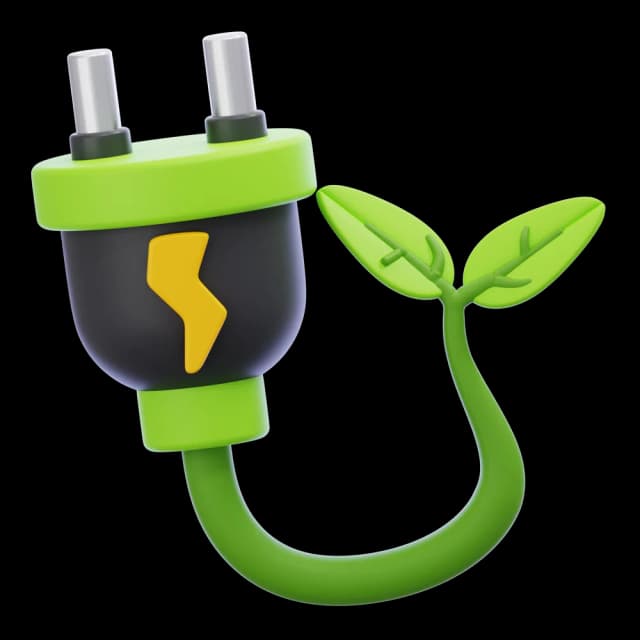 Green energy illustration