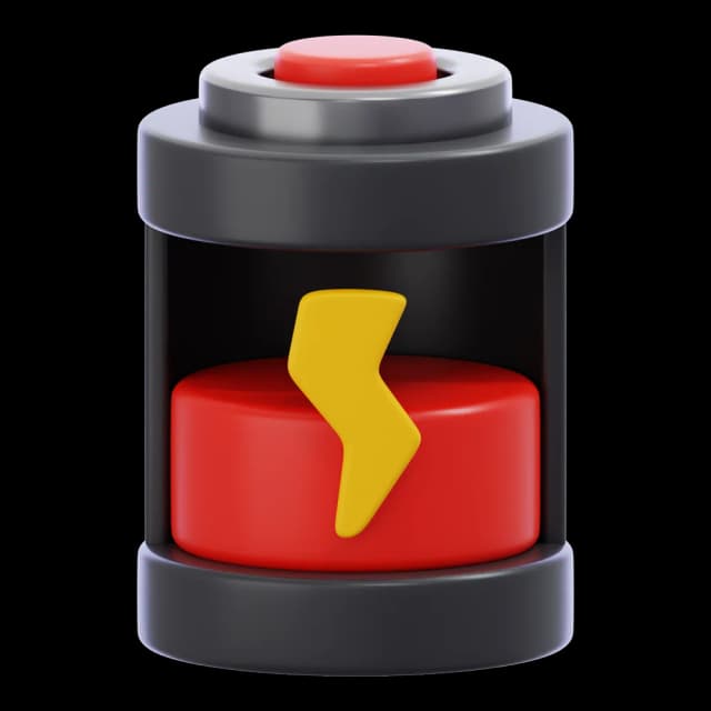 Low battery illustration